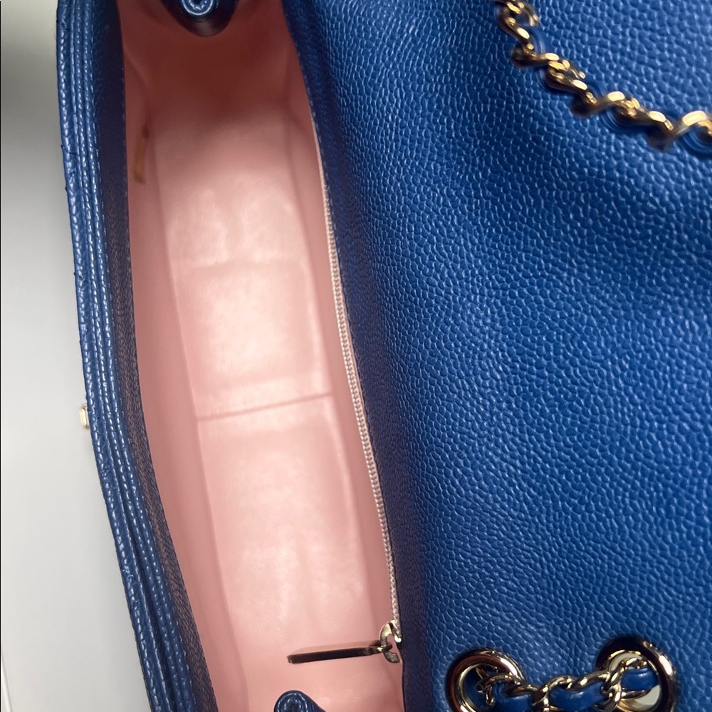Chanel Data Center Back Pocket Flap Bag Caviar Medium - Picture 7 of 13